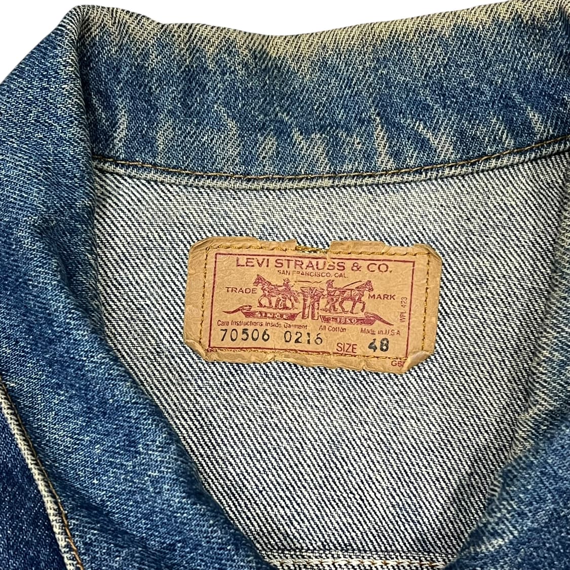 usa 리바이스 워크 데님자켓 s08767 상품이미지6