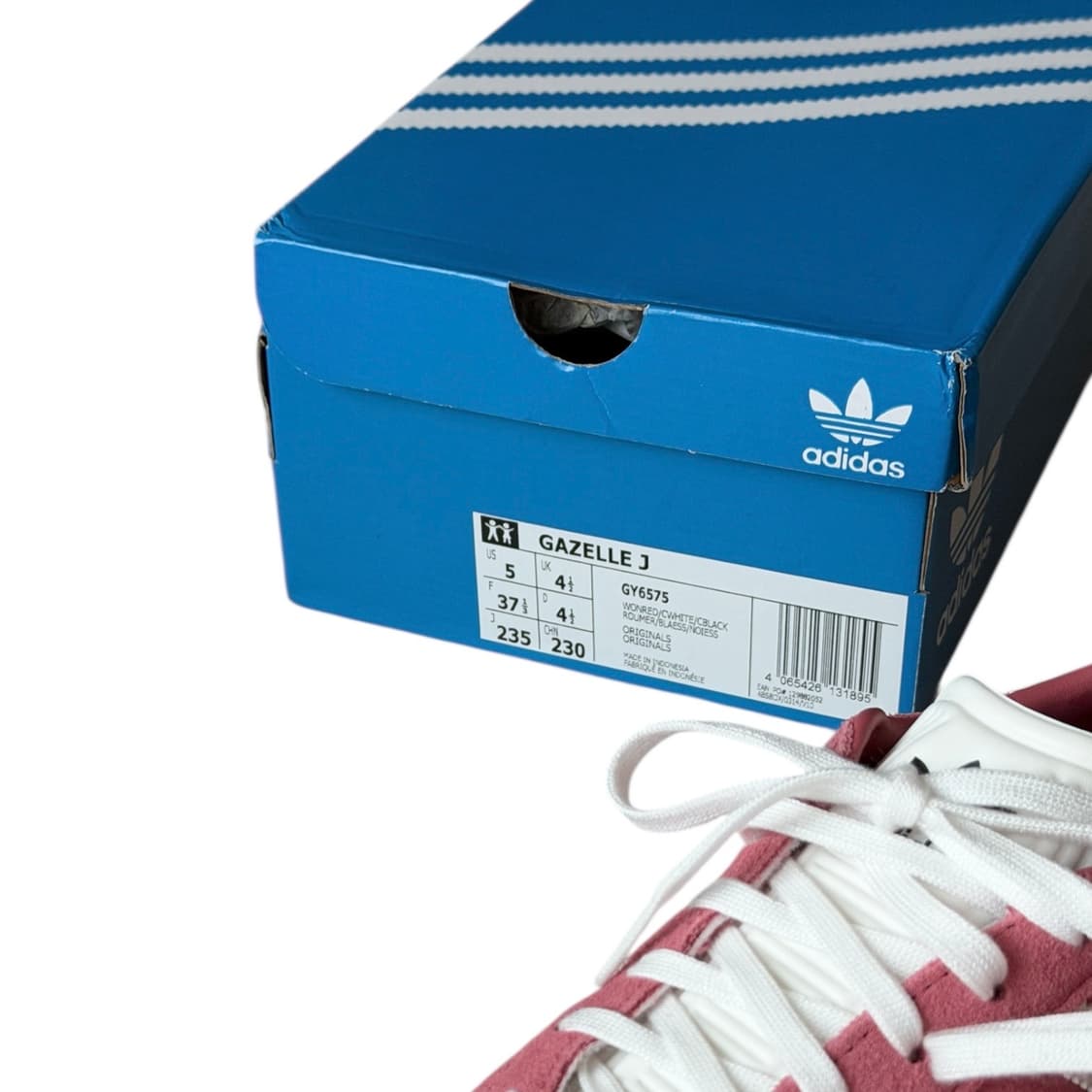 (adidas) 아디다스 가젤 키즈 스웨이드 로즈 핑크 / 235 상품이미지7