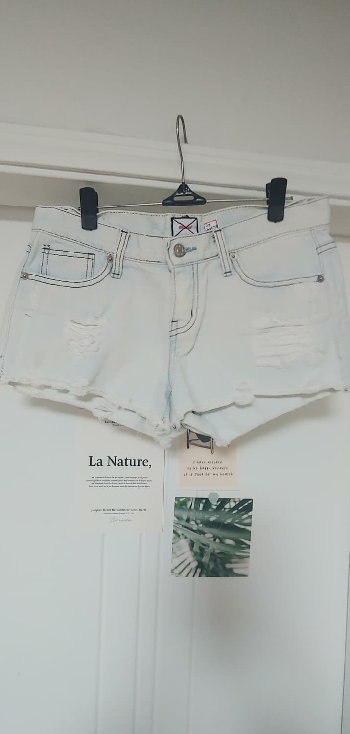 핫팬츠 긱시크 바지 데님팬츠 상품이미지1