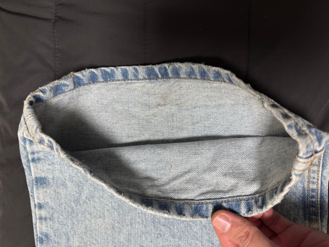 (급처분)[M] 25fw 발렌시아가 배기 데님 상품이미지4