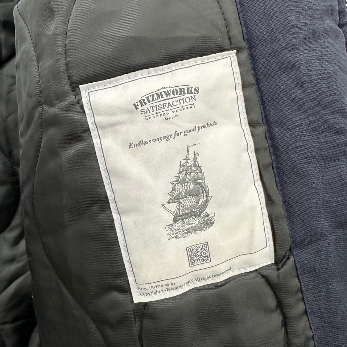 105 프리즘웍스 남자 하이브리드 니트 누빔 점퍼 상품이미지6