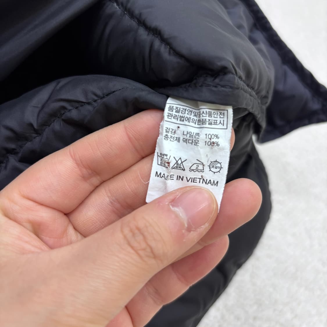 95 빈티지 덕다운 경량 패딩 조끼 0410E 상품이미지4