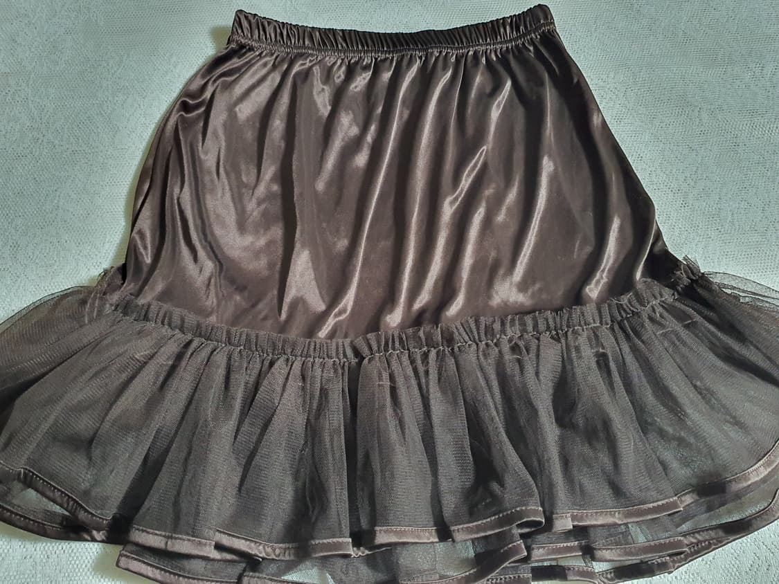 [모리걸] 브라운 캉캉 미니스커트 속치마 상품이미지4