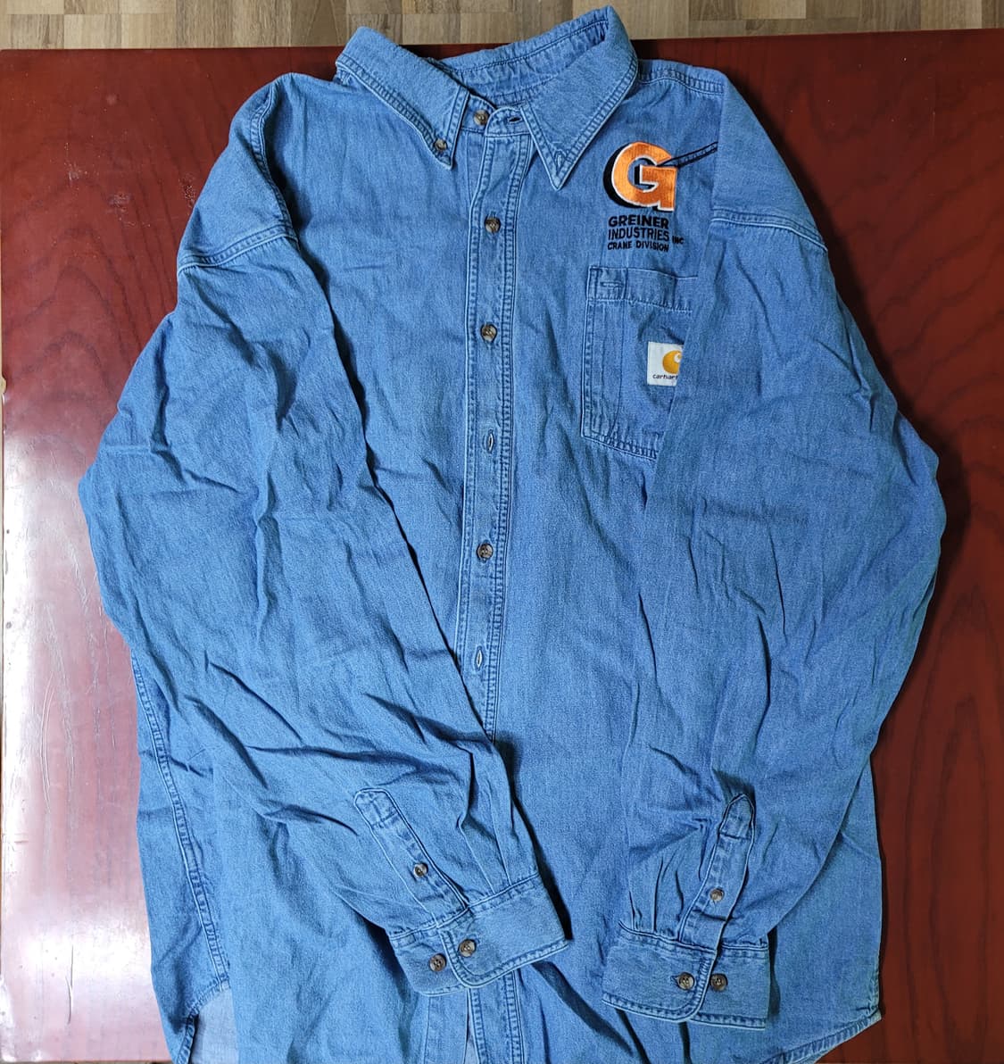 멕시코 칼하트 데님 워크 셔츠 상품이미지1