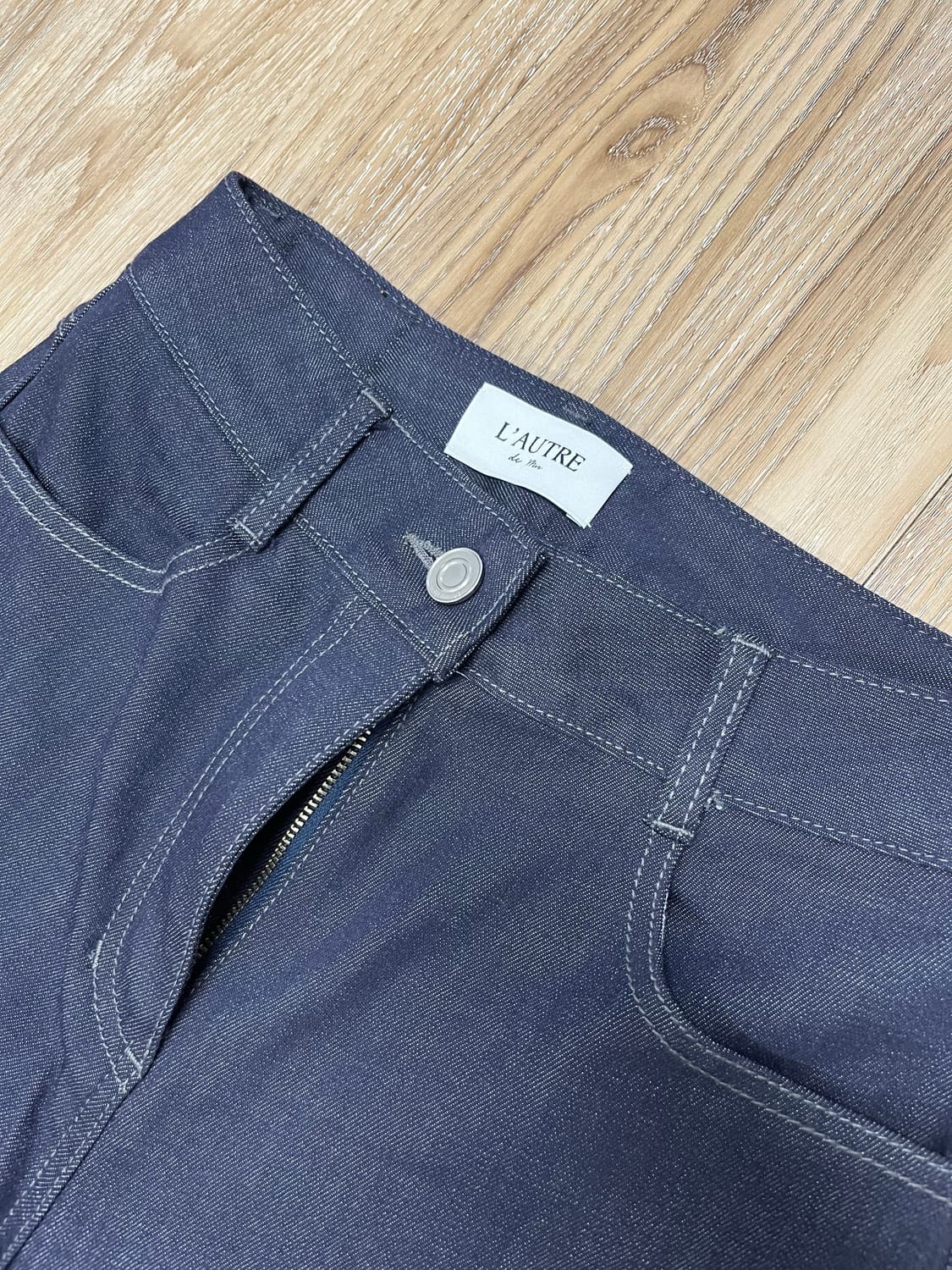 (미사용) 로트르드민 와이드 청바지 25 상품이미지4