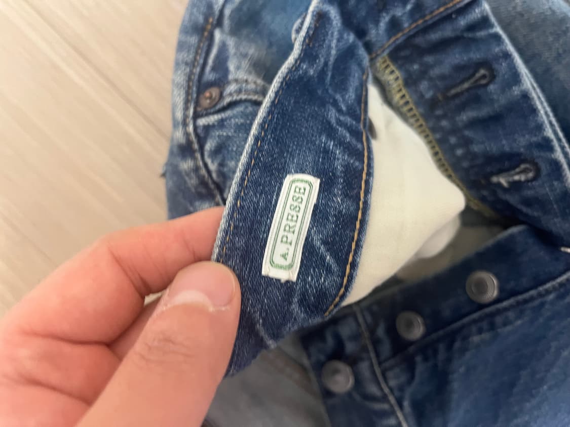 아프레쎄 워시드데님 빅E 32사이즈 상품이미지3