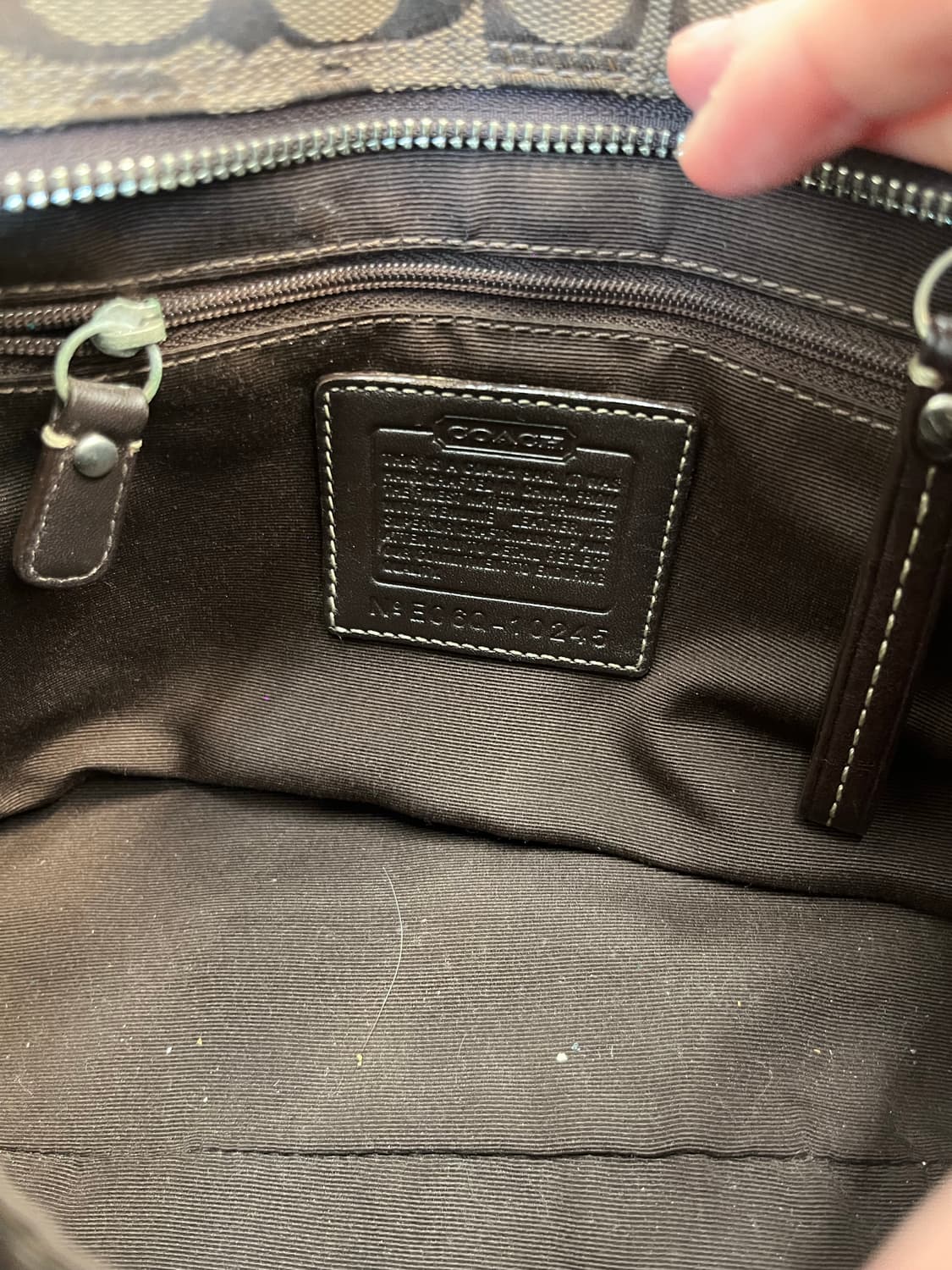 Coach Brown Square Bag 상품이미지7