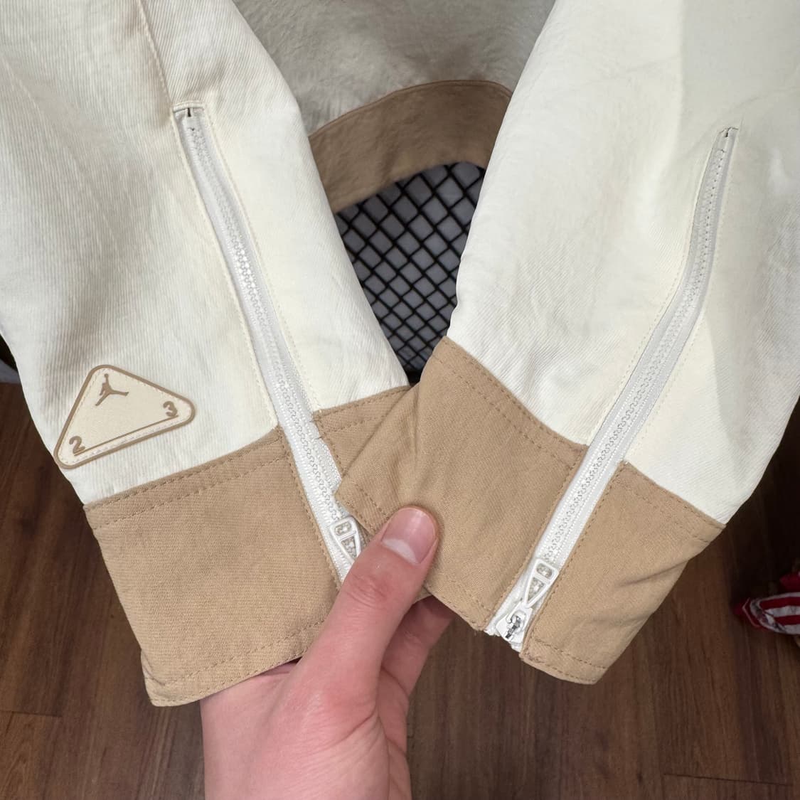 나이키 조던 엔지니어드 우븐 배색 자켓 베이지 아이보리 상품이미지7