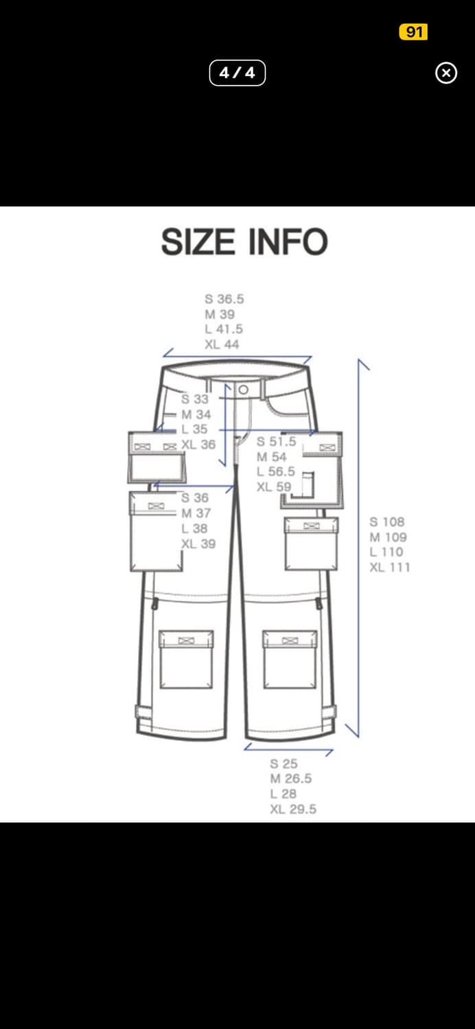 [S] dnsr 디앤써 피그다잉 투웨이 카고 팬츠 상품이미지6