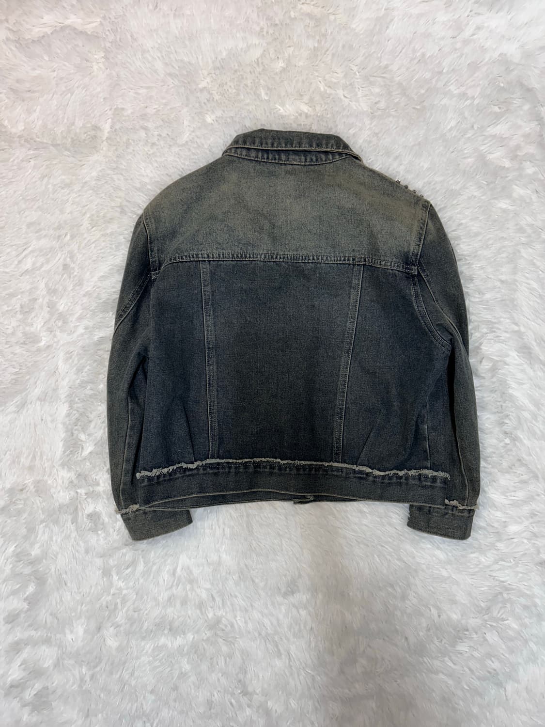 cubic detailed denim jacket 상품이미지3