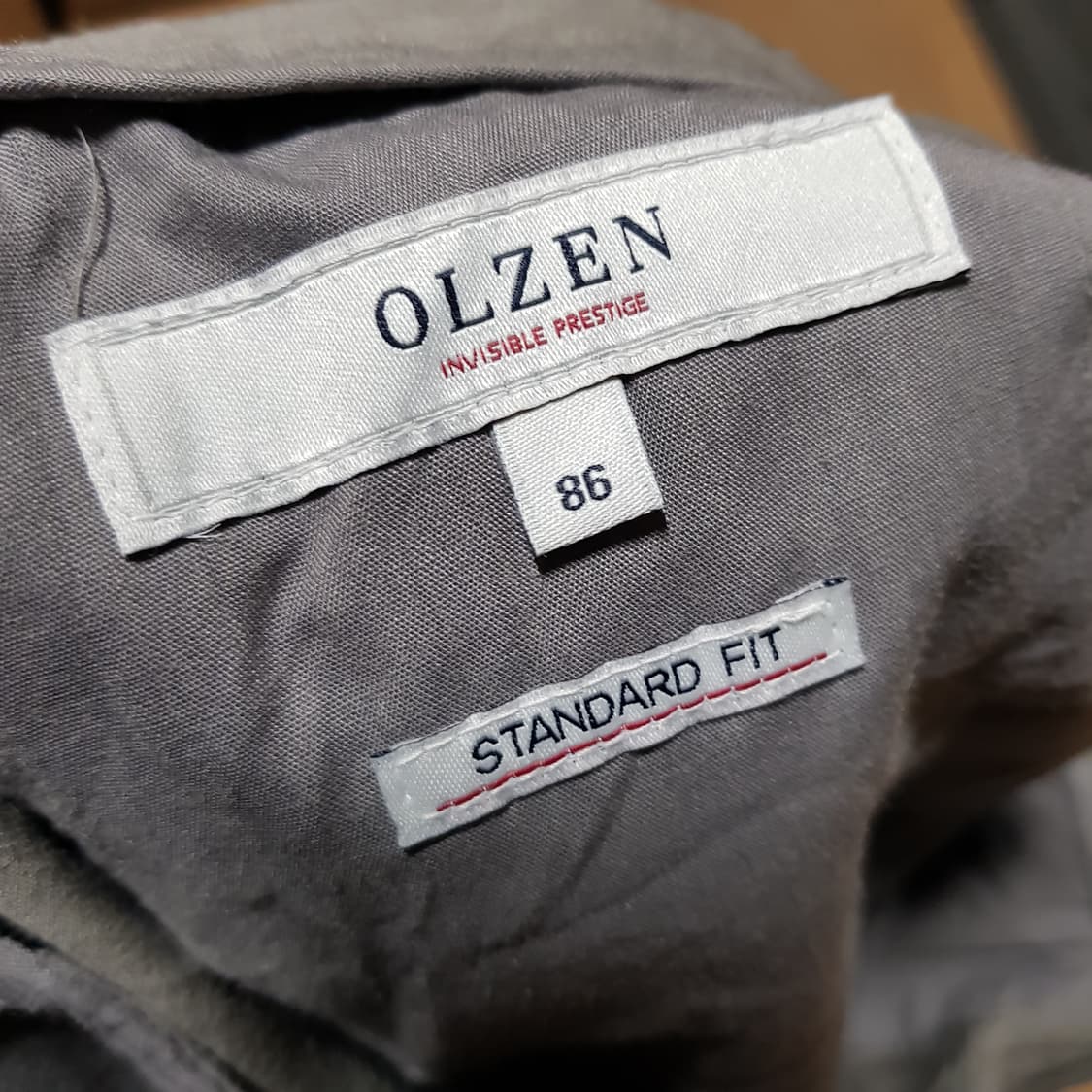 34인치 / 미사용 / 올젠 반밴딩 봄 슬랙스팬츠/와421-3433 상품이미지4