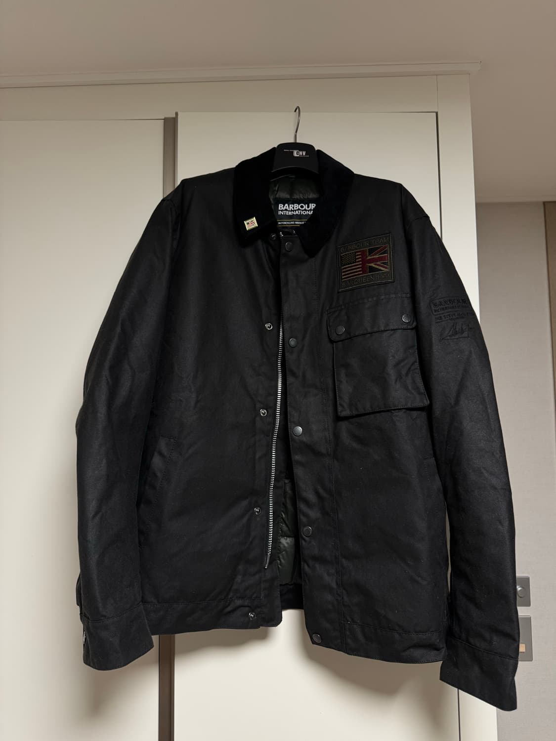 바버 인터내셔널 워커즈 왁스 자켓 XL 상품이미지1