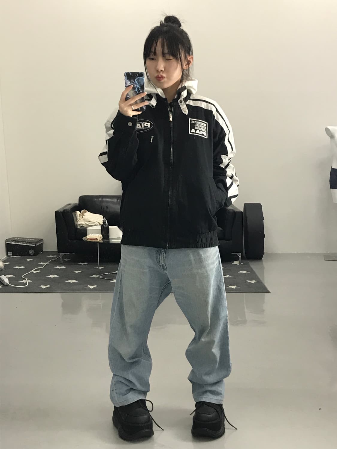 00’s 피아 모터스 레이싱 스포츠자켓 상품이미지1