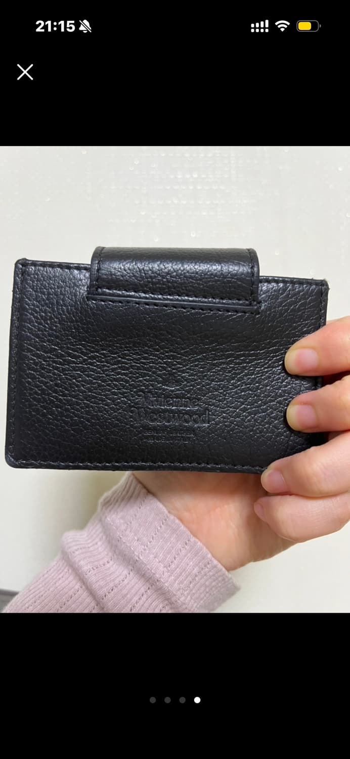 비비안웨스트우드 사피아노 아코디언 카드지갑 블랙 상품이미지4