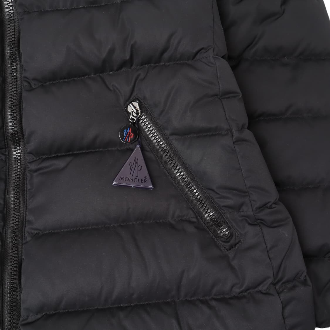 몽클레어 블랙 모카맷 미드 롱패딩 상품이미지5