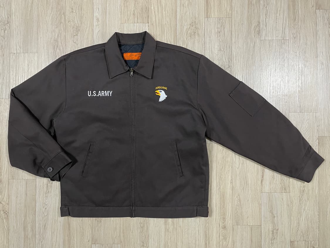 105) 90's 레드캡 미군 에어본 리얼 엔지니어 자켓 상품이미지2
