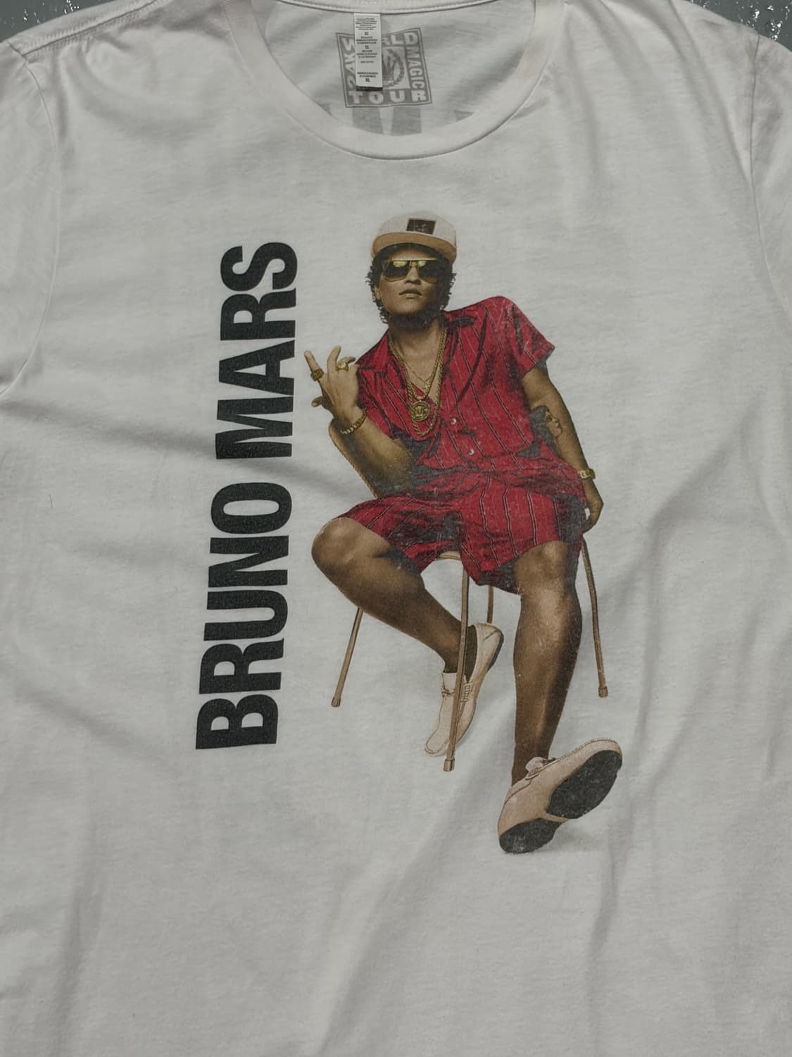 2018 브루노 마스(Bruno Mars) 월드 투어 티셔츠 상품이미지2