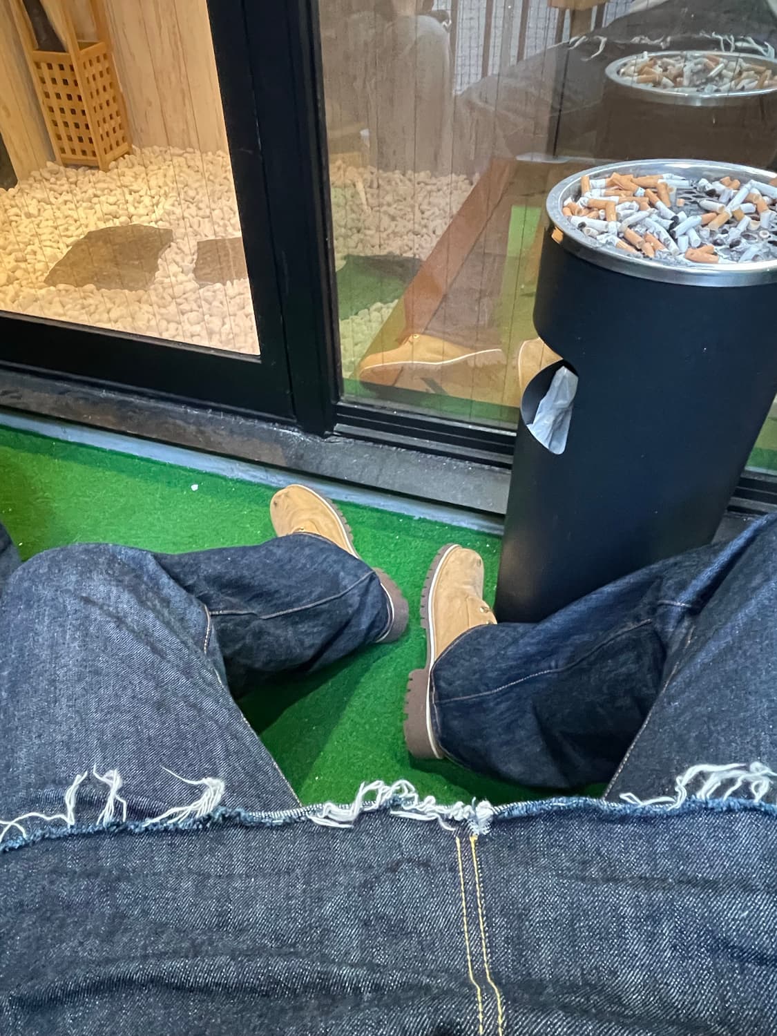 캐피탈 에이프런 부츠컷 데님 상품이미지7