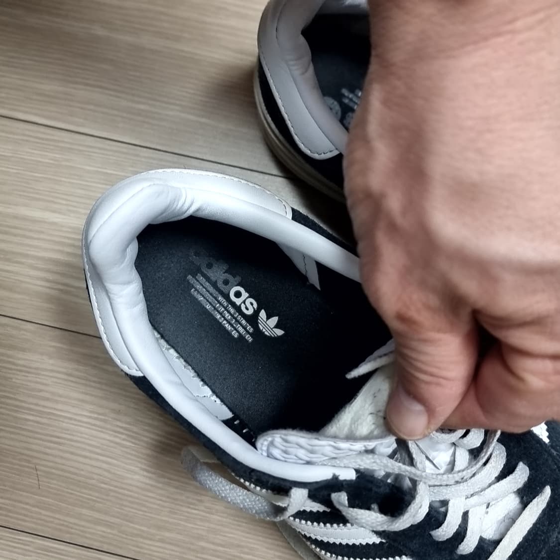 아디다스 가젤 블랙 스웨이드 운동화(245) 상품이미지6