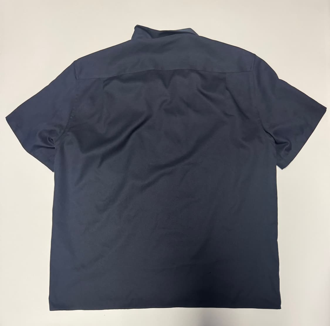 에잇세컨즈 원 포켓 오버핏 스판 혼방 반팔 셔츠 2XL 블랙 상품이미지2
