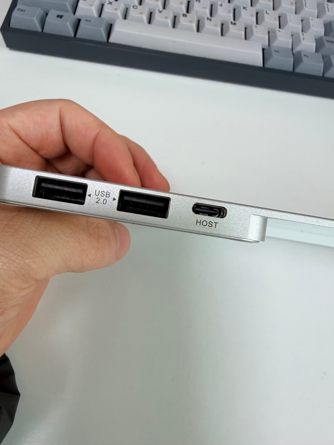 [상태 최상] 사테치 24인치 아이맥용 USB-C 슬림 독 (SSD 확장 상품이미지4