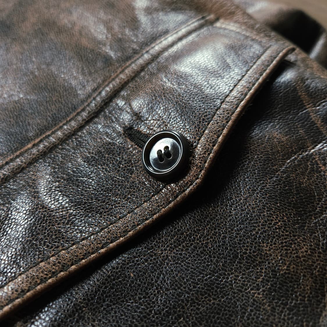 USA Navy 오리지날 램스킨 G-1 플라이트 레더 자켓 상품이미지5