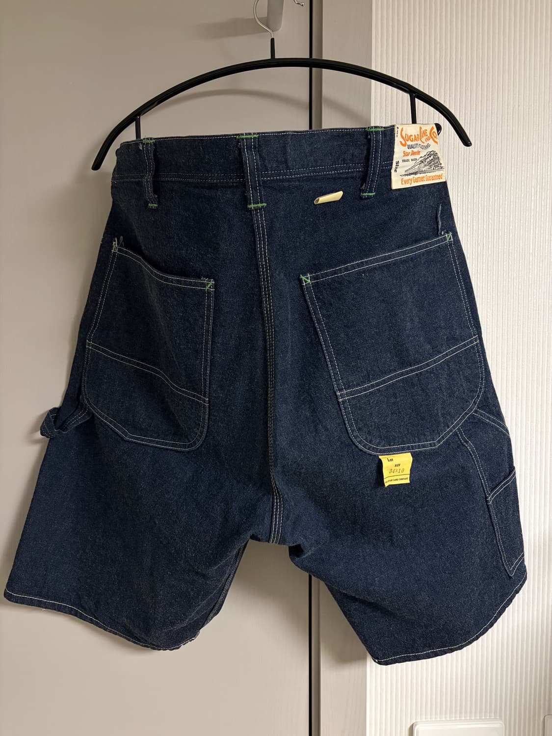 슈가케인 블루 데님 워크 쇼츠 반바지 34 상품이미지3
