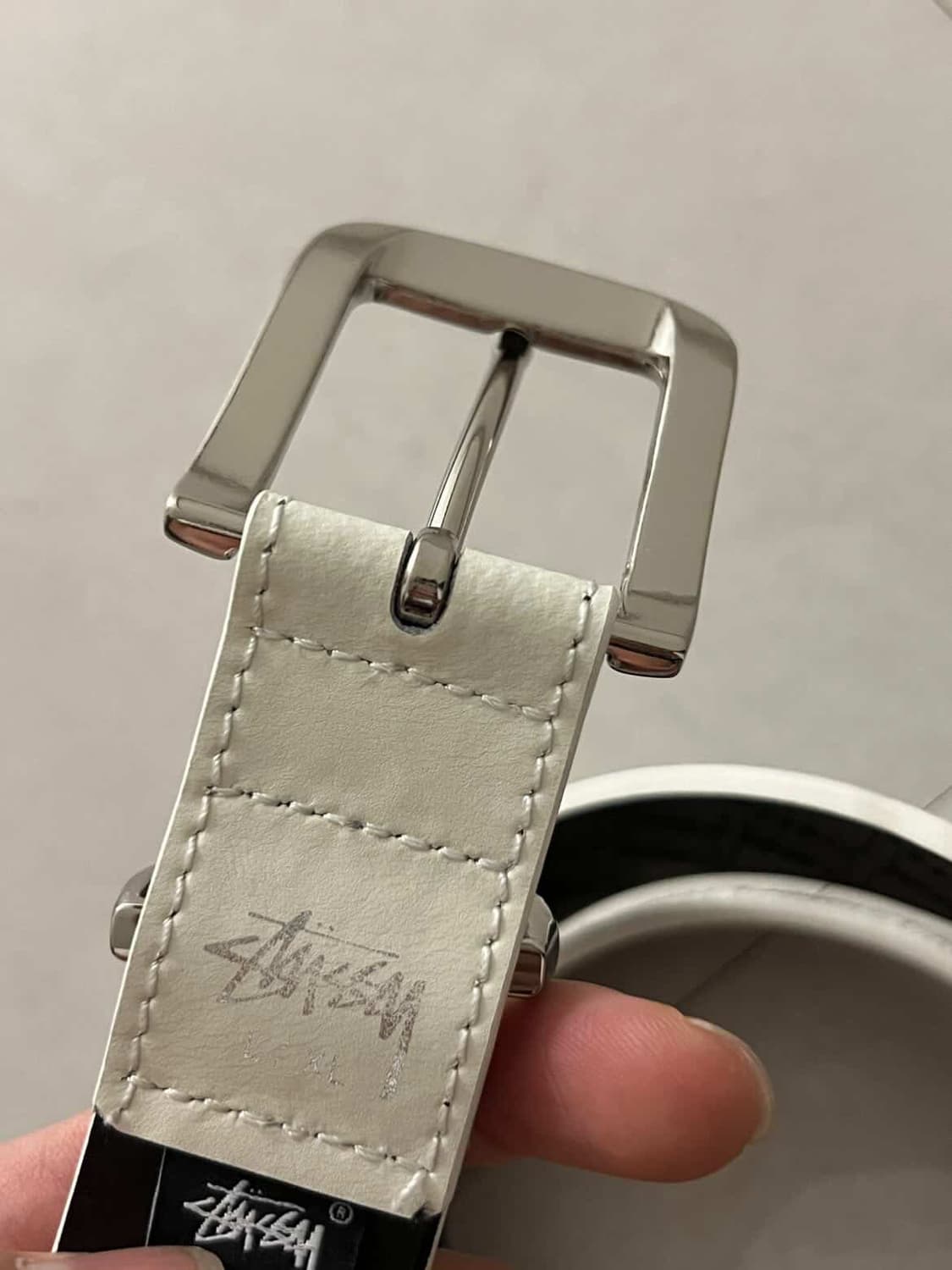 스투시 아가일 벨트 크림 l/xl 상품이미지3