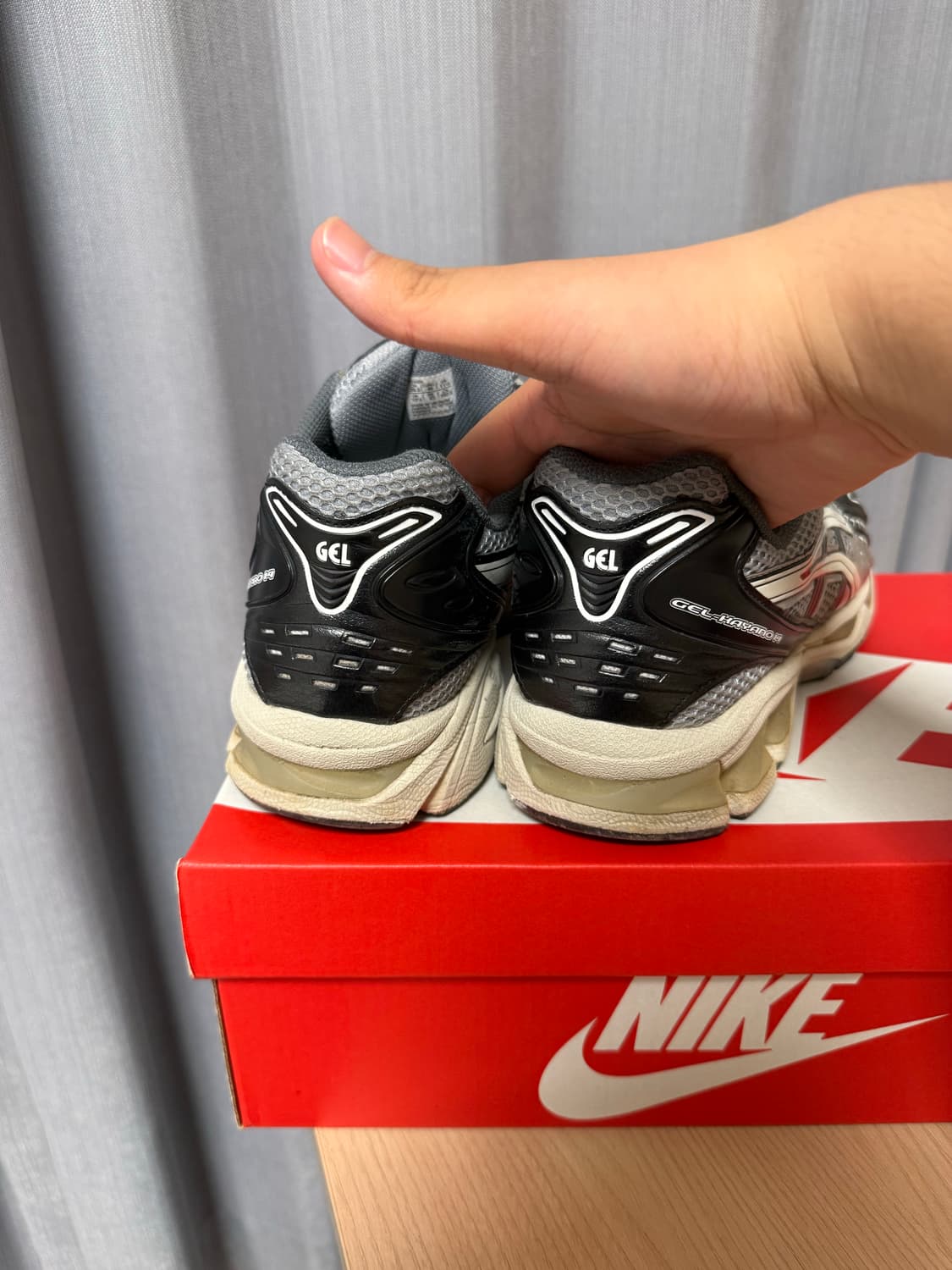 [290] 아식스 젤 카야노 14 블랙 글레이셔 그레이 상품이미지3