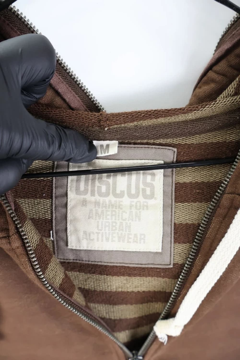 디스커스 브라운 후드 집업 상품이미지6