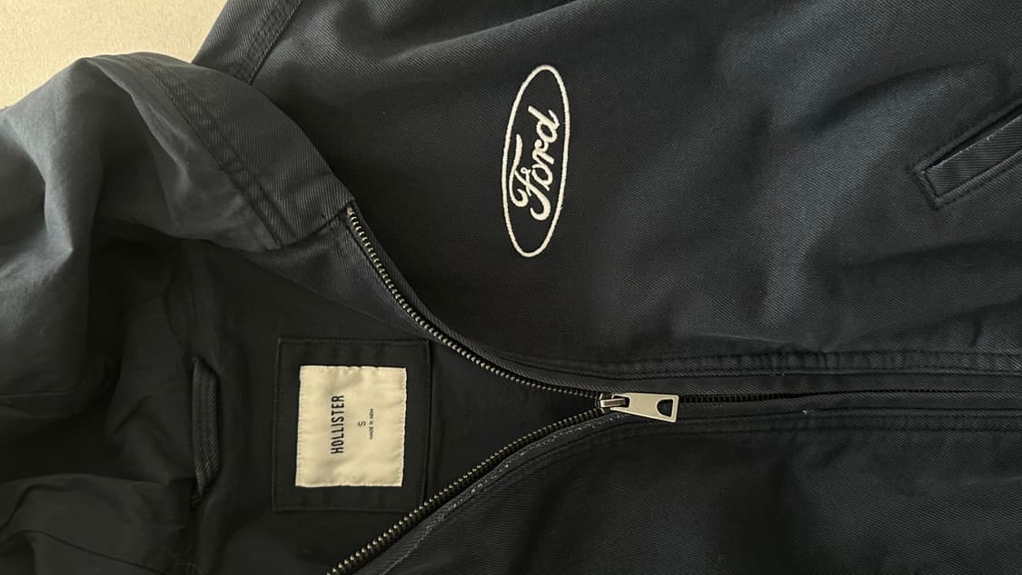 홀리스터 포드 후드집업 블루종 상품이미지3