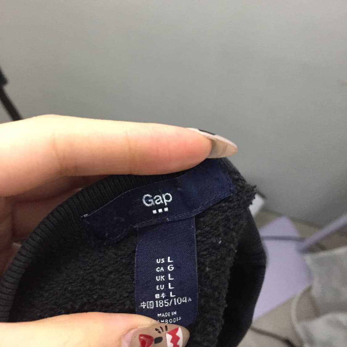 GAP 갭 프린팅 오버핏  맨투맨 상품이미지3