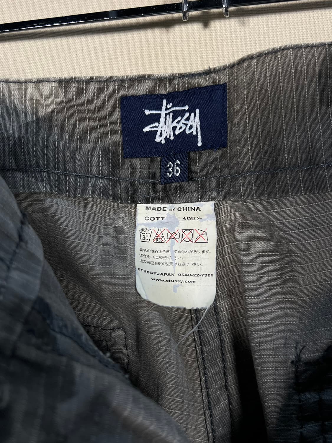 스투시 90s 카모 카고팬츠 처분  상품이미지5