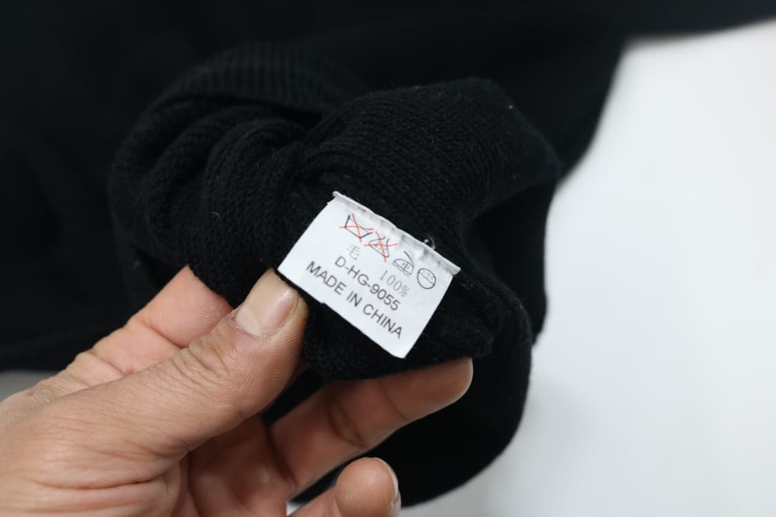 리컬렉션 울 100% 오리엔탈 플라워 매듭 니트 상품이미지9