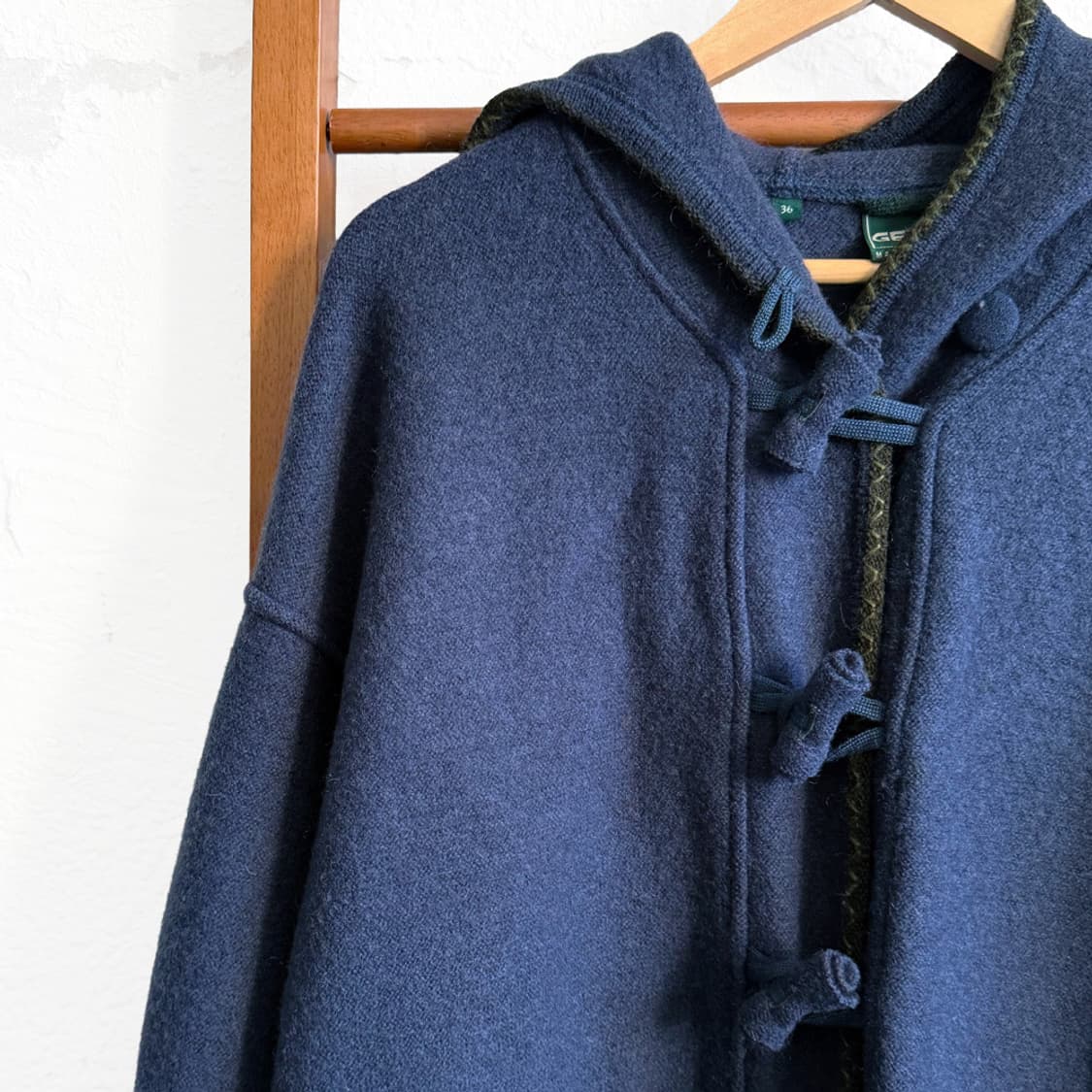 푸른숲 네이비 더플 코트 상품이미지2
