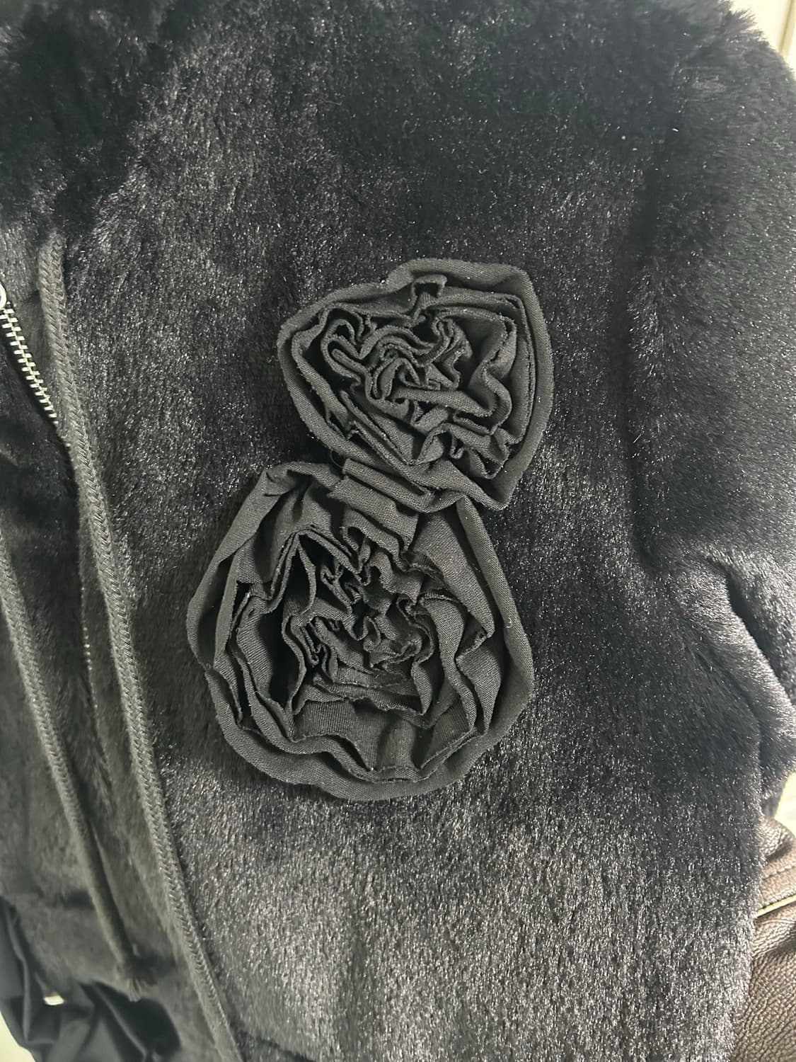 오픈와이와이 플리스 아플리케 자켓 상품이미지3