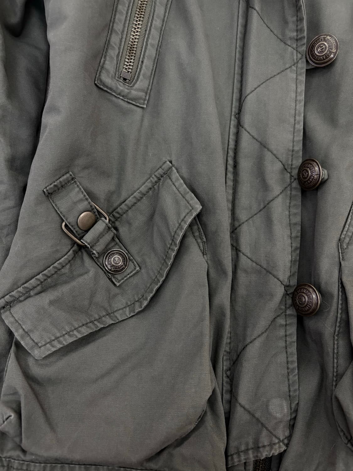 카키 퍼 점퍼 상품이미지2