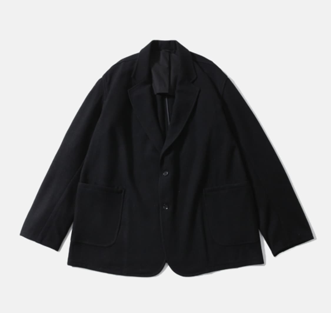 모이프 21FW DRS Jacket 오버핏 울자켓 (사이즈 100, 검은 상품이미지1