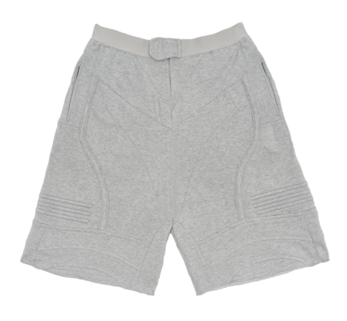 BIKER BANDING SWEAT SHORT 그레이 S사이즈 상품이미지2