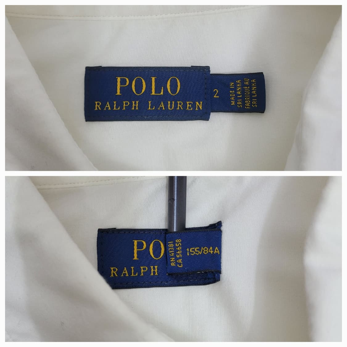 POLO 폴로 랄프로렌 드레스 화이트 셔츠 / 155-84A
 상품이미지8