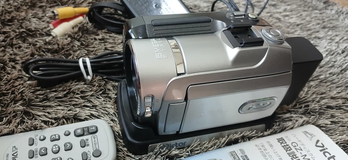 (풀박, 대량배터리)jvc Victor gz-mg575 레트로 캠코더 상품이미지3