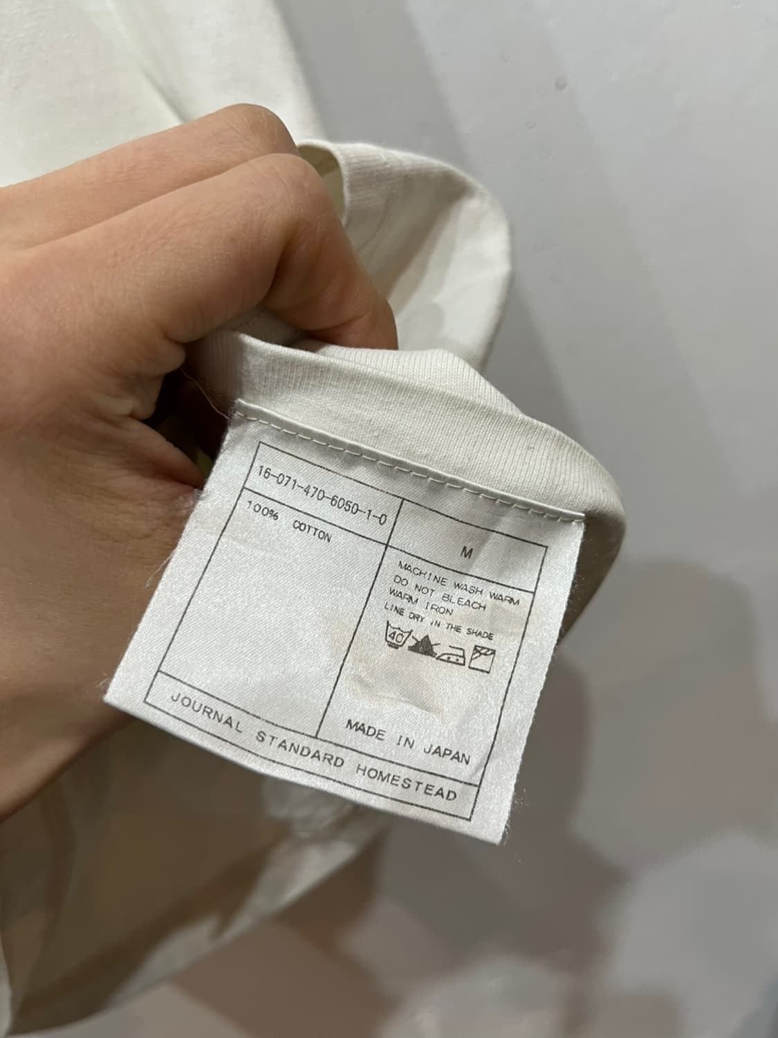 JS HOMESTEAD 반팔 티셔츠 Made in JAPAN (M) 상품이미지3