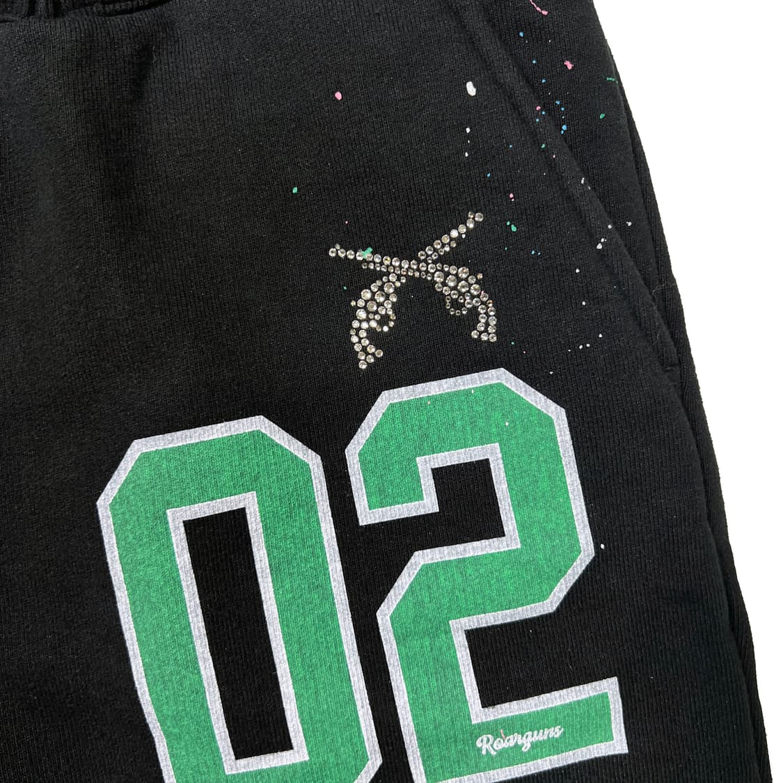 로아건즈 ROARGUNZ 24ss 스플래터 프린팅 플래어 스웻팬츠 (3) 상품이미지5