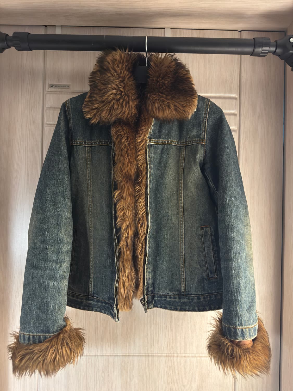 OZOC 오조크 퍼 데님 자켓 상품이미지2