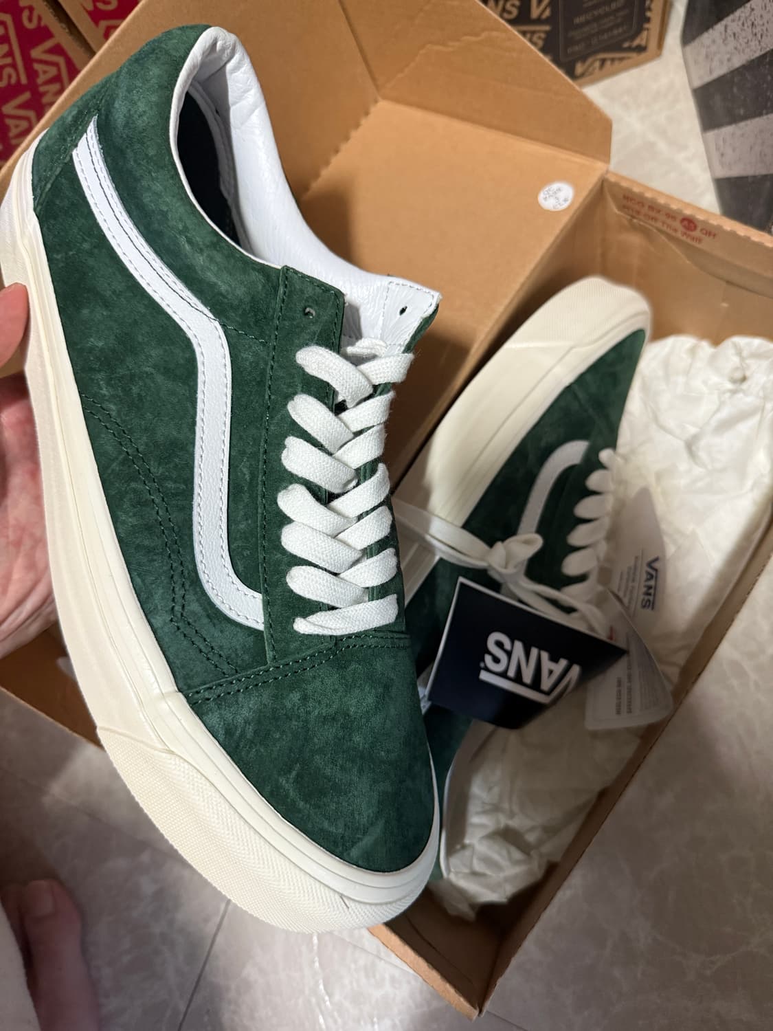 270사이즈 반스 애너하임 팩토리 피그스웨이드 그린 상품이미지1