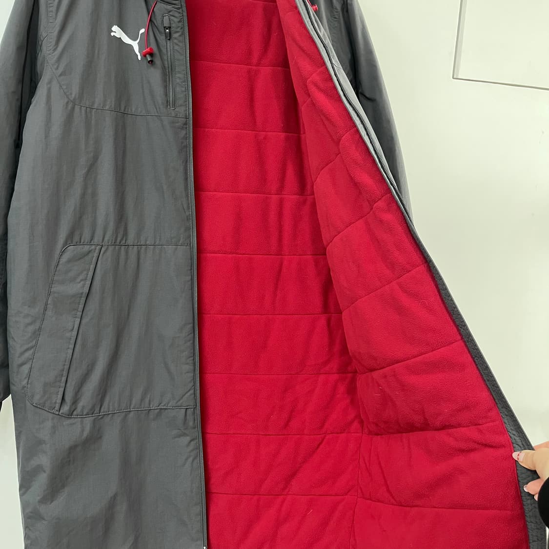 퓨마 아스날 17-18 롱 벤치 돕바 패딩 자켓 상품이미지6