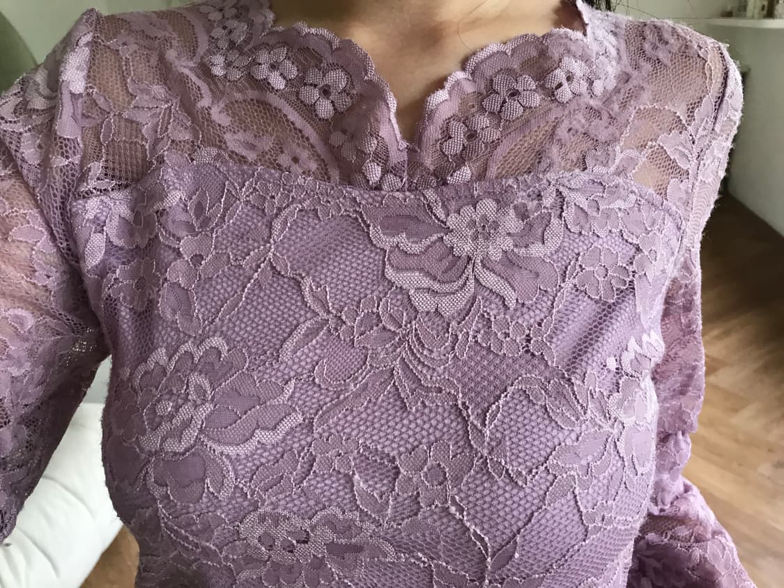vintage purple lace top 상품이미지2