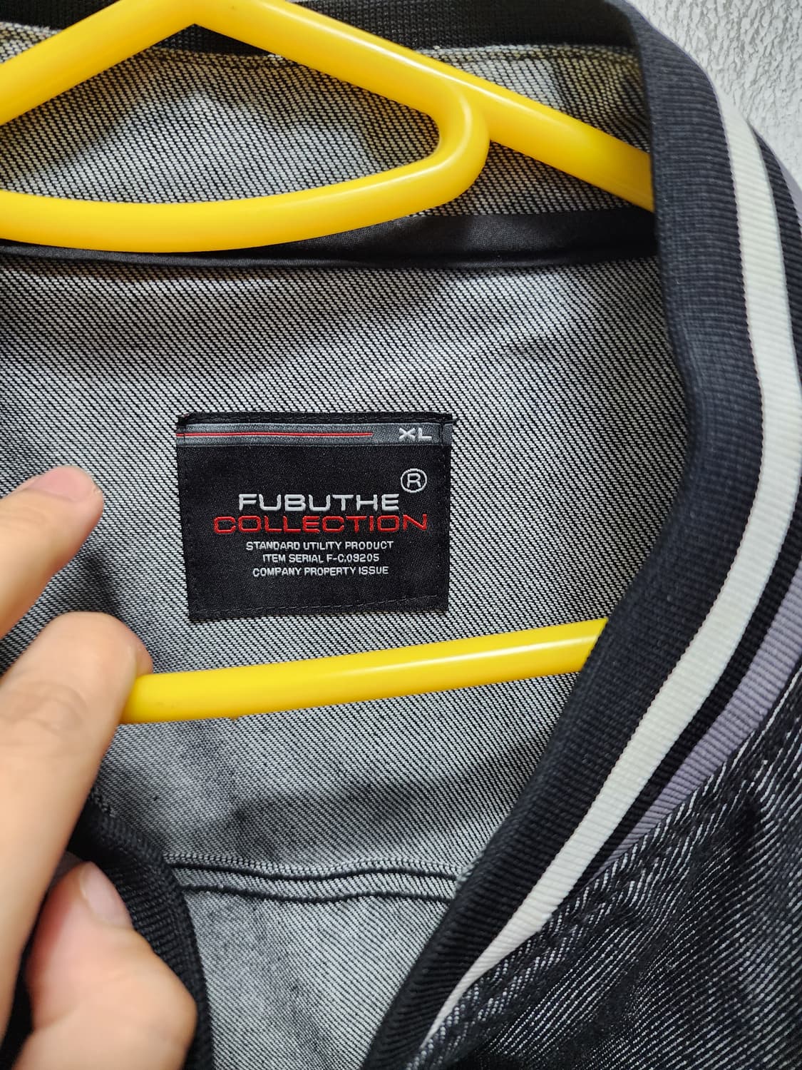 00s FUBU 푸부 빈티지 데님 집업 자켓 XL 상품이미지6