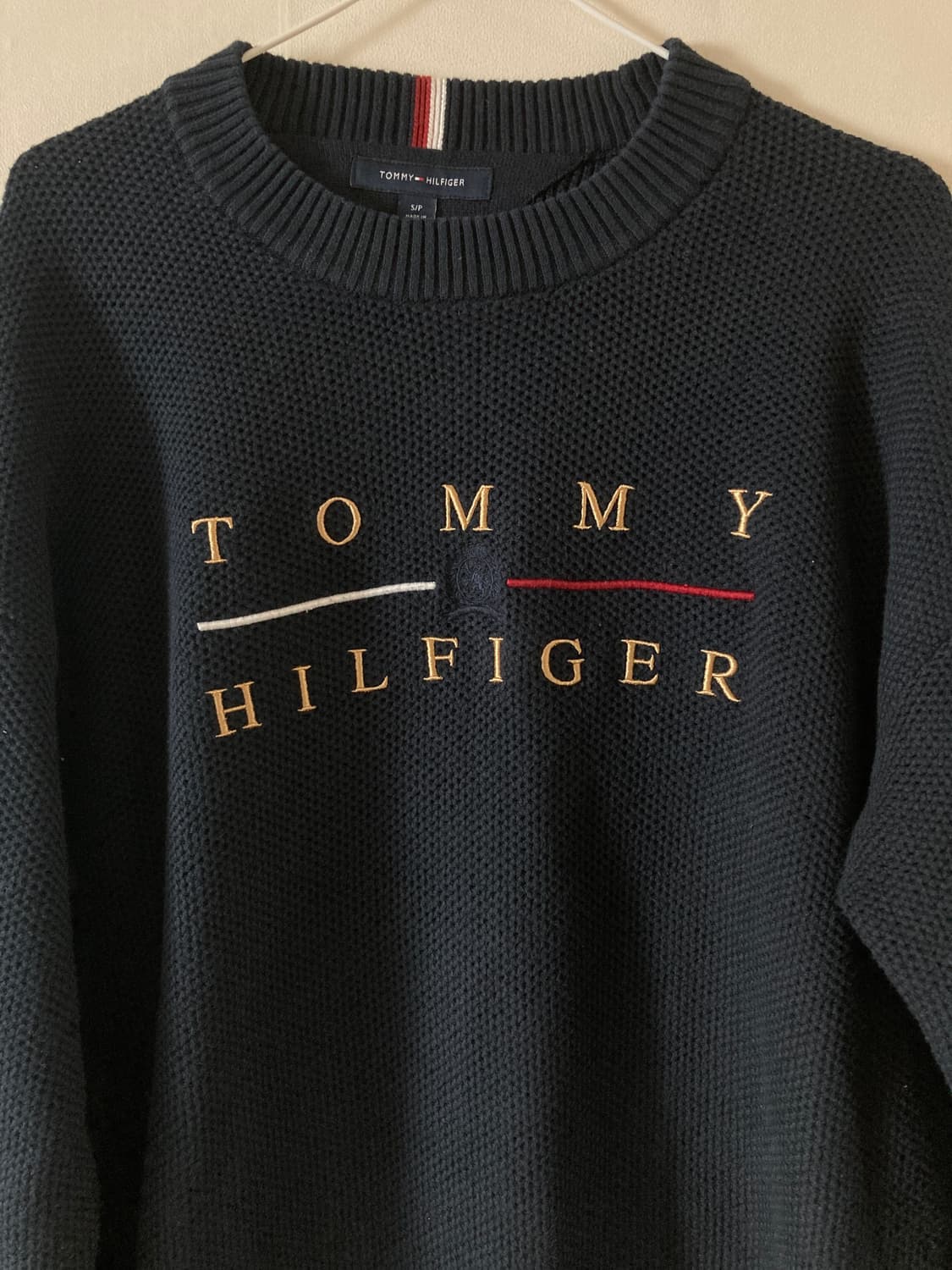 타미힐피거 네이비 니트 스웨터 상품이미지2