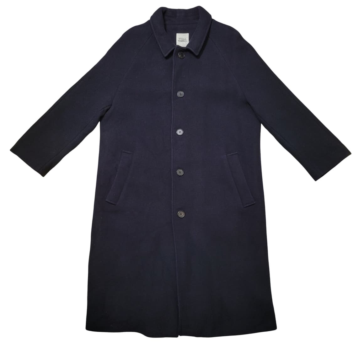 스튜디오톰보이 네이비 롱코트 상품이미지3
